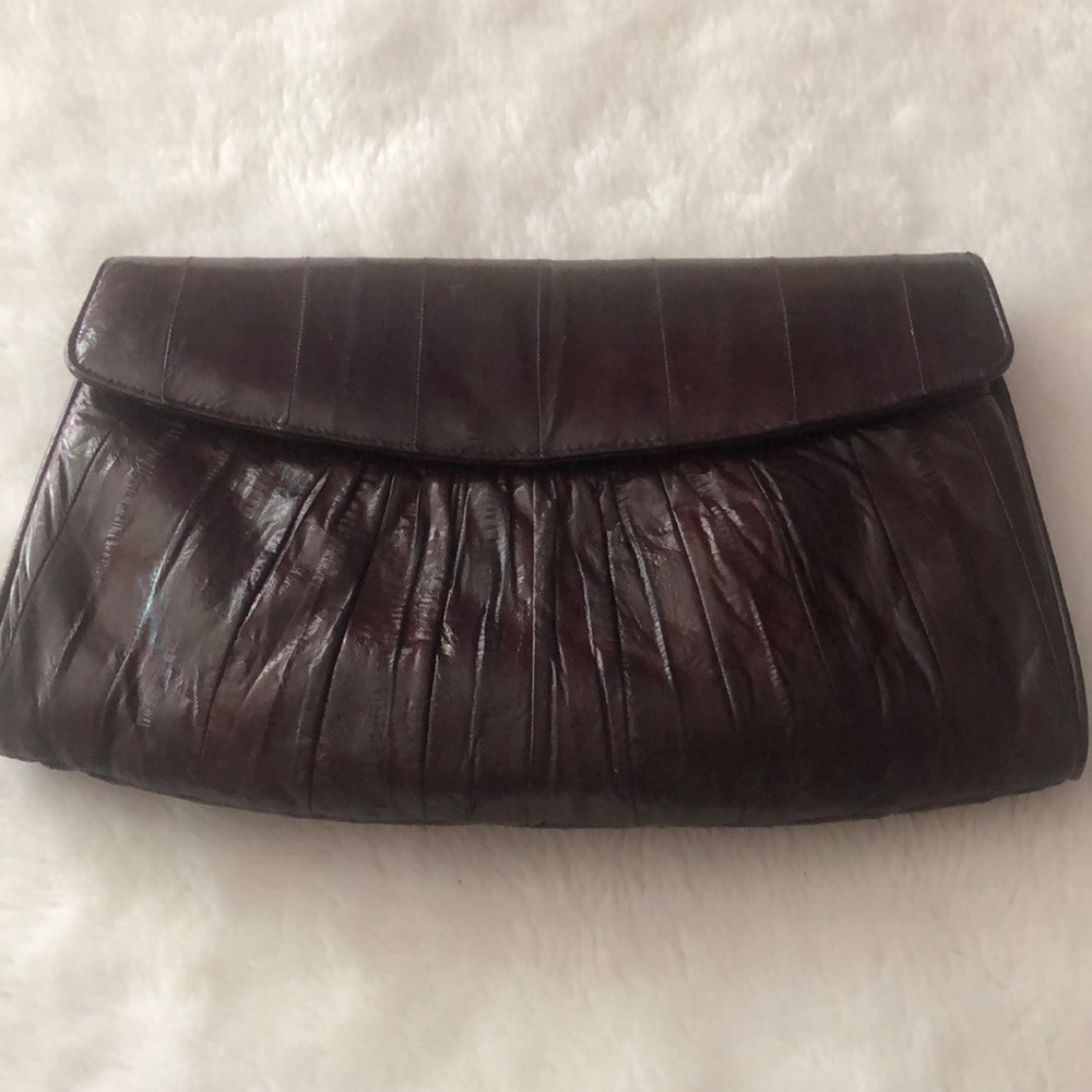 Vintage eel skin purse p945